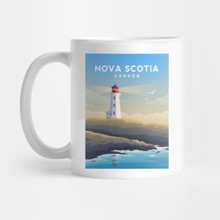 Nova Scotia, Canada - Peggy's Cove Lighthouse Mug